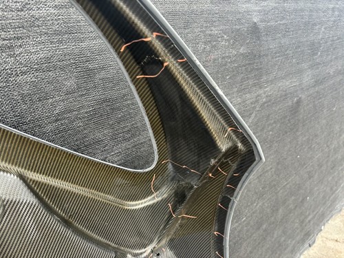 ASTON MARTIN DBS SUPERLEGGERA HOOD 2018 209 2020 2021 KY73-16612-AB OEM - Picture 12 of 24