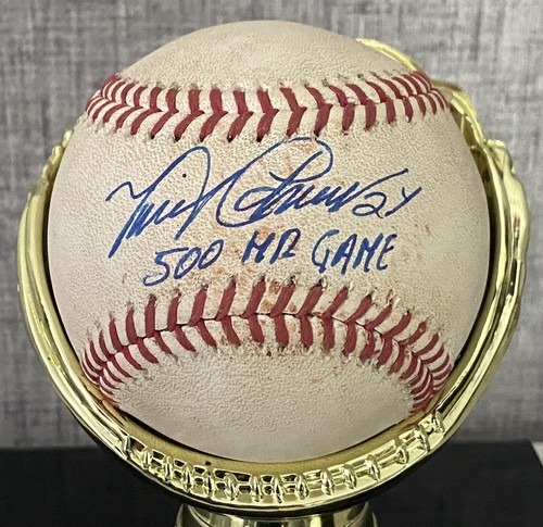 Miguel Cabrera 500 Home Run signierter Spielball "500 HR Spiel" beschriftet Auto Case - Bild 2 von 7