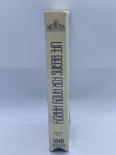 LIFE BEGINS FOR ANDY VHS HARDY MICKEY ROONEY, JUDY GARLAND 1941-1990 Neu VB5 - Bild 2 von 6