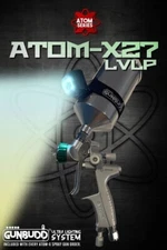 Atom X27 LVLP Car Paint Spray Gun Pro Tool for Auto Painting WITH FREE GUNBUDD!