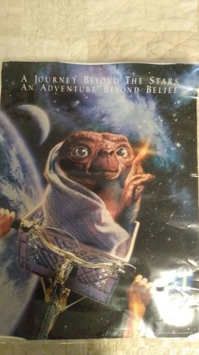 ET E.T. Póster de atracción Adventure Universal Studios 1991 Hollywood y Florida - Imagen 1 de 2
