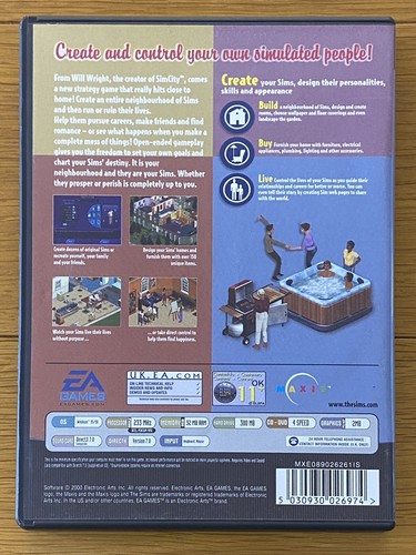 Original The Sims (PC: Windows, 2000) - Complete - Picture 2 of 3