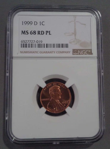 1999 D Lincoln Cent NGC MS68 RD PL