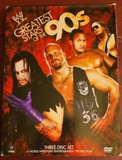 WWE Greatest Stars of the 90s (DVD, 2009, 3-Disc Set) FREE SHIPPING!