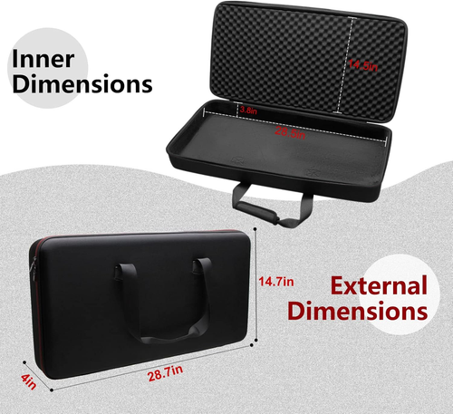 Case for Pioneer DJ DDJ-FLX6 4-Deck Rekordbox and Serato DJ Controller - Travel - Picture 3 of 8