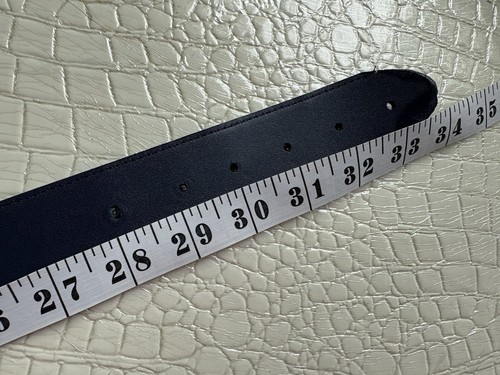 Vintage Milor Gürtel Damen klein marineblau Wildleder klobig asymmetrisch Messingschnalle MANGEL - Bild 8 von 11
