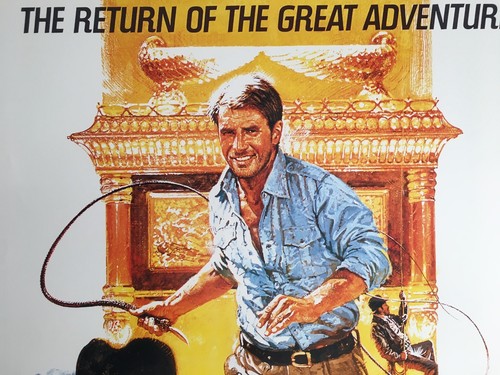 INDIANA JONES,RAIDERS OF THE LOST ARK, RARE 2000's POSTER - Picture 2 of 6
