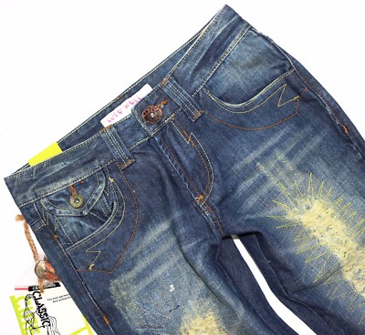 CW12 NEU CUTE WELL Damen Jeans Hose TB391 Gr. 42 W27 L32 Jeanshose gerades Bein