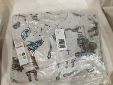 New Carter's Kid Boys 1-Piece Dinosaur Fleece Footie Pajamas Gray Many Sizes