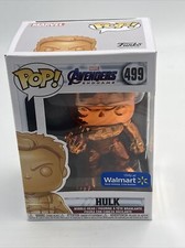 Funko POP! Marvel: Avengers Endgame Hulk Orange Chrome Walmart Exclusive Vaulted