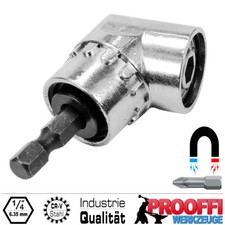 Winkelschrauber Vorsatz Bithalter Extra Kurz 105° Winkel Für 1/4" Bits YT-04632