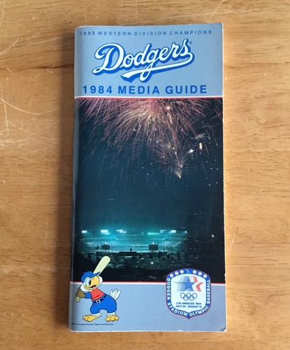 Los Angeles Dodgers 1984 MLB Baseball Media Guide - Bild 1 von 2