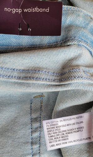 Ava & Viv Shorts Womens 20W High Rise Inseam 7" Stretch No Gap Waist Denim NWT - Picture 6 of 8