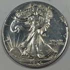 1936 Walking Liberty Half Dollar About Uncirculated (AU) KM#142 Cleaned 7370-PC
