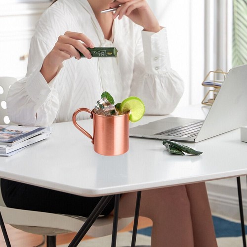 Thickened Pure Copper Cup Moscow Mule Mugs Mules Cocktails Coffee Beer - Picture 3 of 11