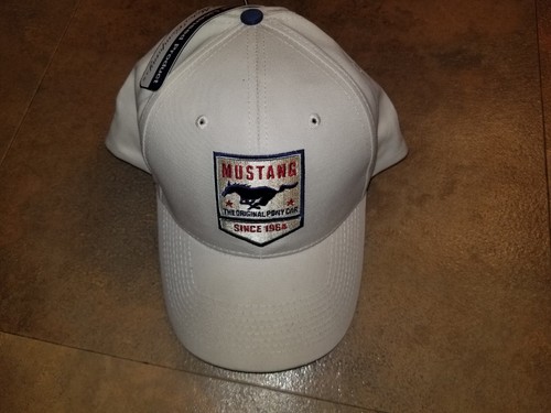 FORD Mustang hat New RaRe 40th Year Anniversary light tan NWT NEW w/ tags - Picture 7 of 7
