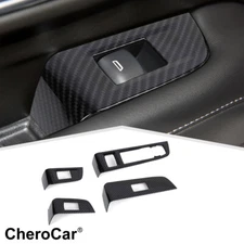 4X Window Glass Control Lift Switch Panel Cover Inner Trim For Tahoe/YUKON 2021+