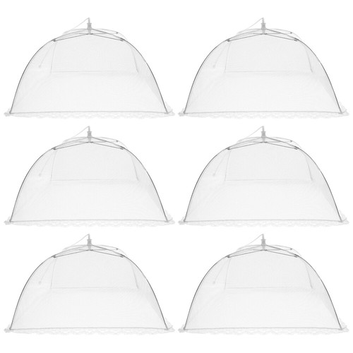 6 pièces boutiques - Up Food Cover Cover Food Net Couvercles Alimentaires Extérieur Alimentaire Auvent