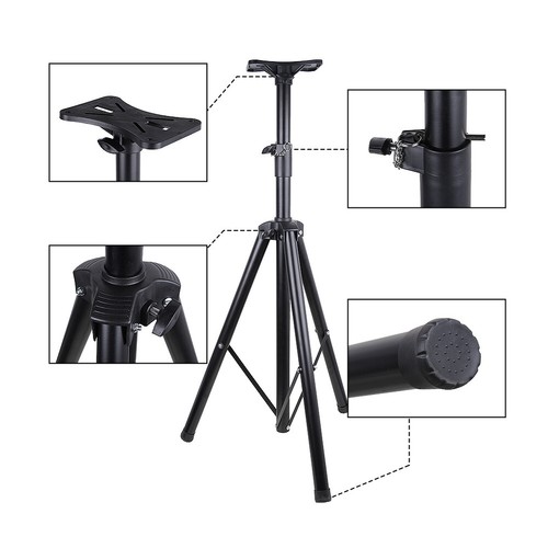 PA Speaker Stand Tripod Heavy Duty 90cm-180cm Height Adjustable 35mm 50KG Load - Picture 4 of 11
