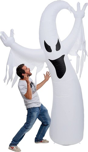 9ft Halloween Inflatable Ghost Outdoor Home Decor Decorations Waterproof LED - Picture 1 of 7