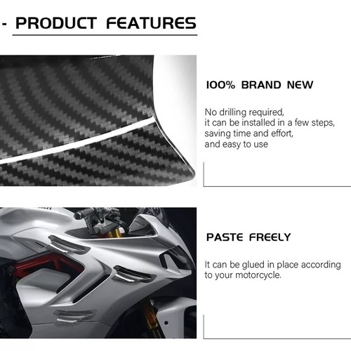 For RC390 RC200 RC125 RC8C Wing Side Fairing Aerodynamic Cover Panel Right Left - Foto 5 di 9