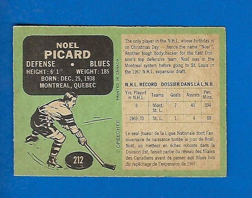 1970-71 OPC O PEE CHEE NHL HOCKEY ERROR VARIATION & DECKLE EDGE 133-264 SEE LIST - Picture 317 of 501