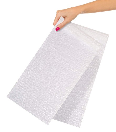 50 Pack 8x15.5 Bubble Pouches Out Bags Wrap Cushioning Self Seal Clear Shipping - Picture 6 of 6