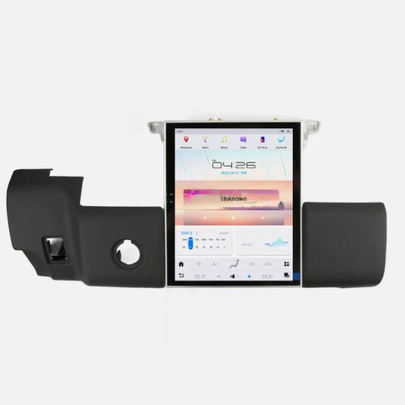 Radio pantalla estilo Tesla Android 13 para Land Rover Range Rover Sport 2009-2013 Foto 3 de 4