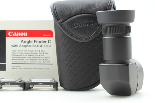 【 MINT in Box 】 Canon Angle Finder C w/ Ed-C Ec-C 2 Adapters For EOS From JAPAN - Picture 2 of 9