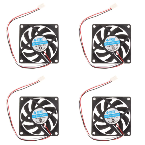 70mm 3Pin 12V Cooling Fan Dual Ball Bearing PC Brushless Silent Fan - Picture 10 of 10
