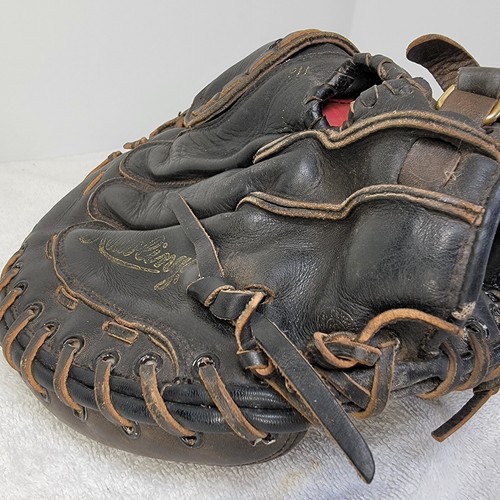 Rawlings RCM30B 33” Black Baseball Catchers Mitt Right Hand Throw RHT - Picture 6 of 13