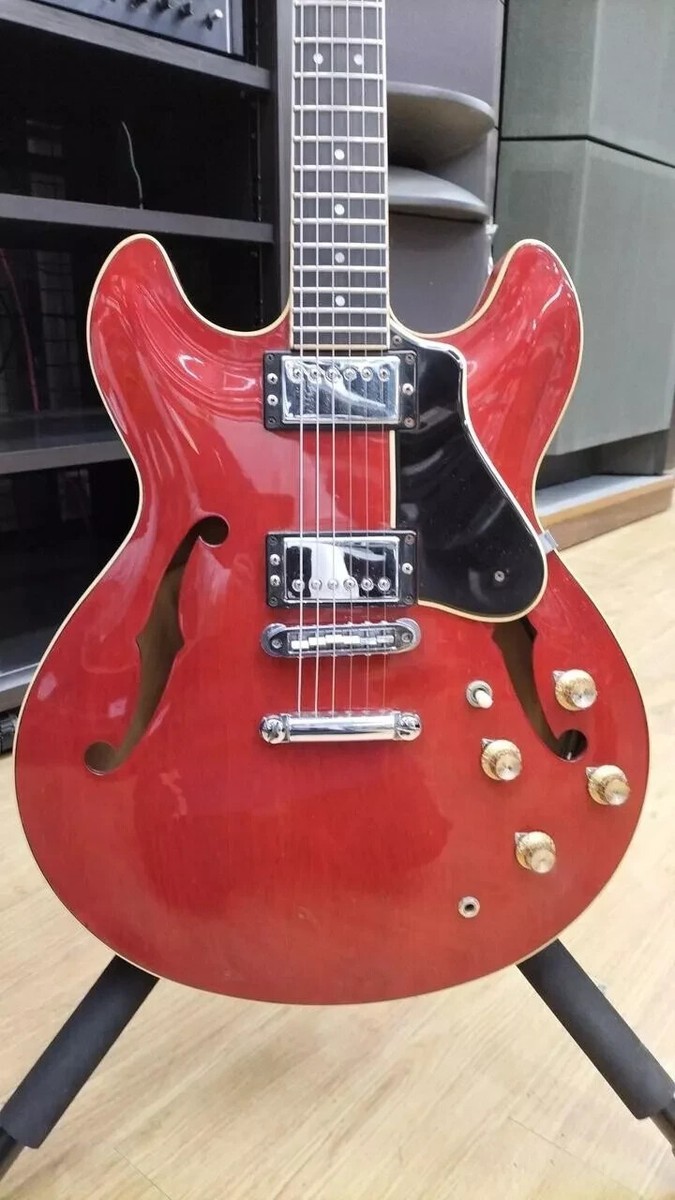 YAMAHA SA1000 Super Axe Red Made in Japan Semi Hollow Body