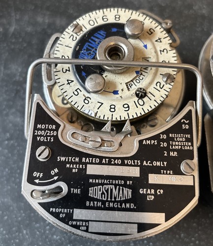2 interruptores de 2 tiempos vintage Horstmann tipo K marca sin probar - Imagen 2 de 7