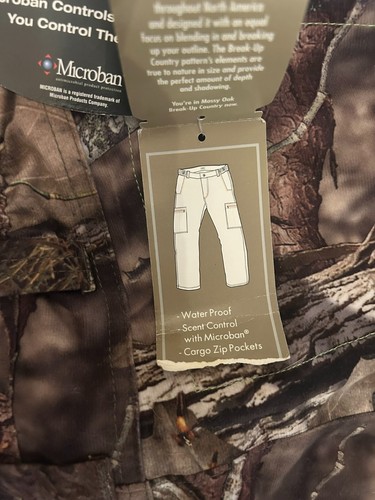 Mossy Oak Break Up Country Camo Cargo Pants Size Youth medium - Picture 4 of 5