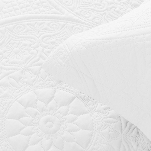 Quilted Bedspread 3 Piece Queen King Size Coverlet Comforter Set Ultra Soft - Picture 53 of 151