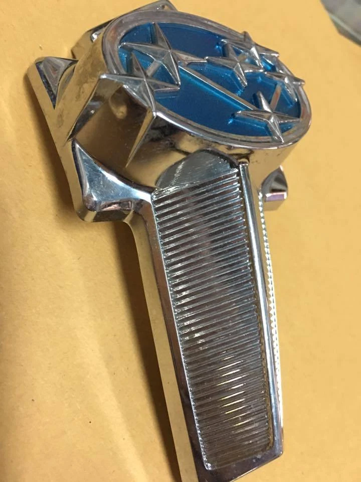 SUBARU GFT 1400 1600 Coupe Hardtop sedan Front GRILLE EMBLEM Genuine NOS JAPAN - Image 4 of 4