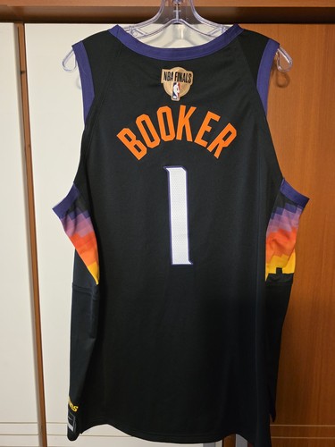 Devin Booker 2020-21 NBA Finals Phoenix Suns City Edition Nike Authentic Jersey - Picture 3 of 16