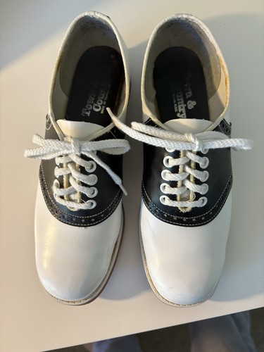 Saddle Schuhe Damen schwarz/weiß, Größe 7 Town & Country - Bild 2 von 6