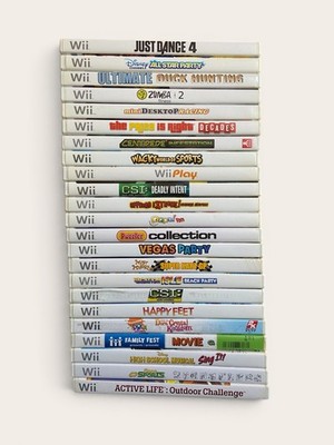 Nintendo Wii Games Pick & Choose Just Dance 2016, Wii Play, Zumba, CSI + More