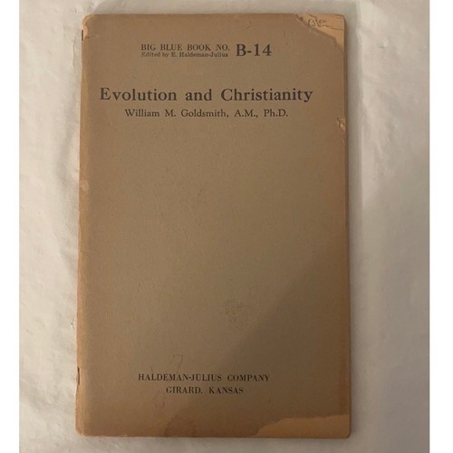 1925 - Evolution und Christentum von William M. Goldsmith, A.M., Ph.D.