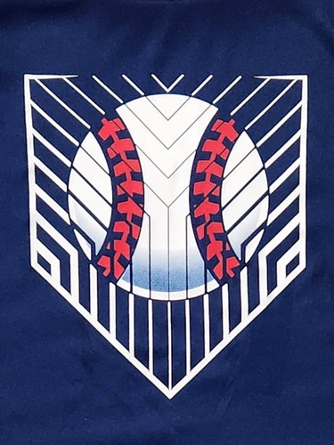 Boys Blue Baseball Muscle Tank Top Athletic T-Shirt Tee Shirt Small 6 - Picture 2 of 2