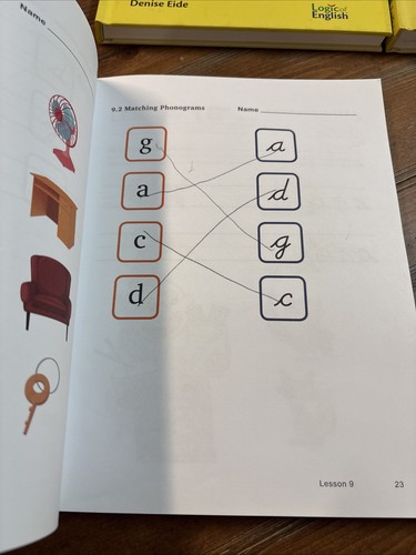 Lot 4 Logic Of English Foundations Level A B Teacher Manual & Game Bk, Cursive - Picture 12 of 24
