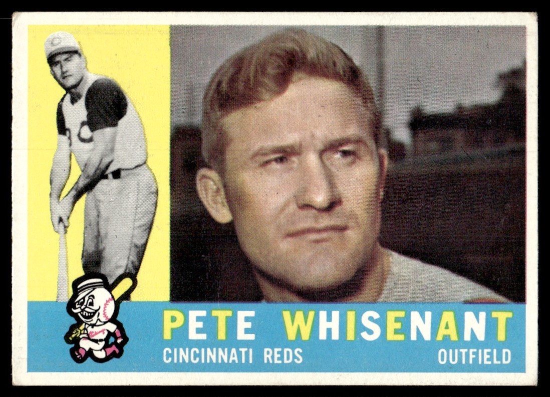 1960 Topps Ex Pete Whisenant Rookie Cincinnati Reds #373