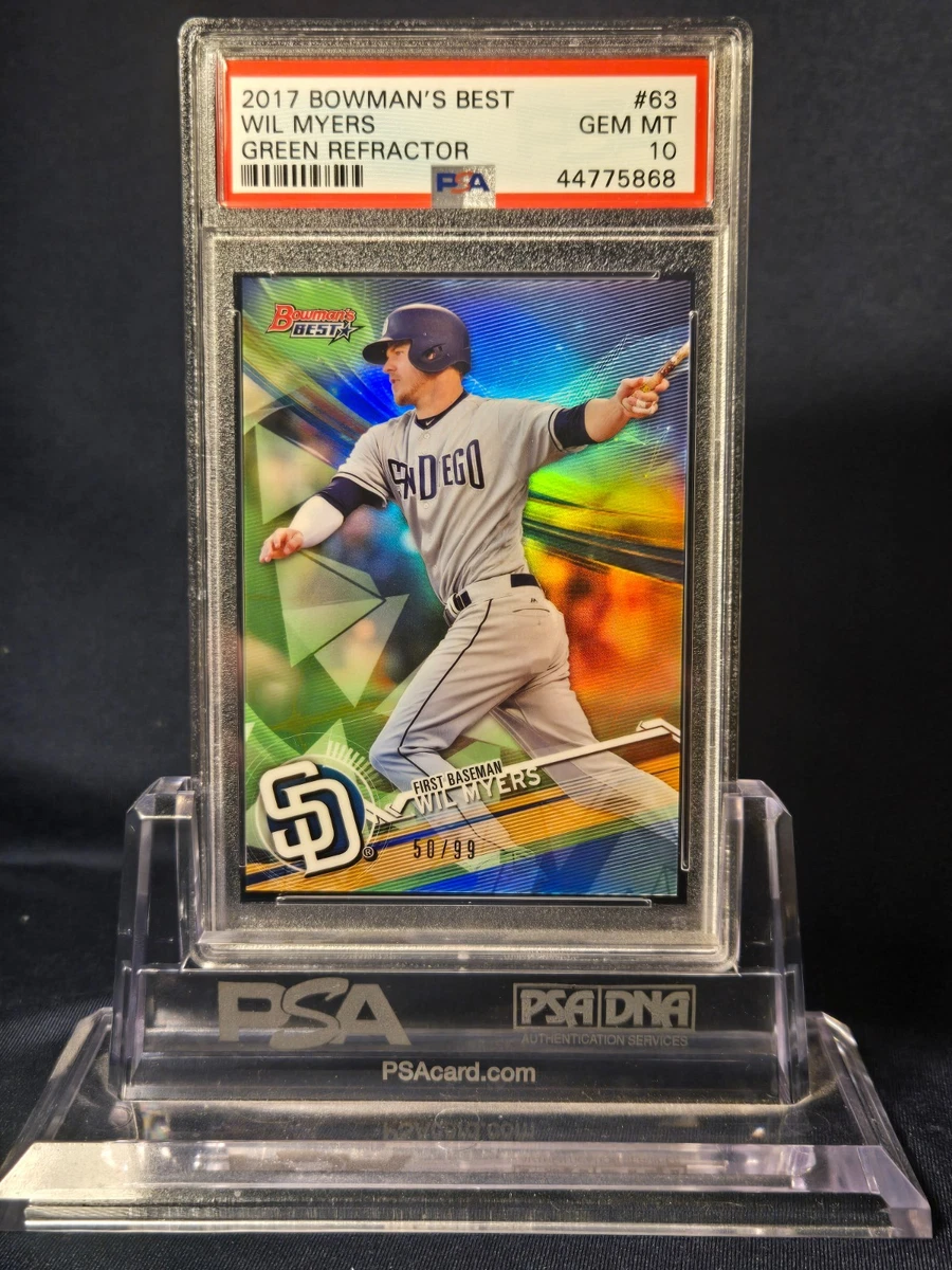 トーマスウィリアムボウラー絵画　シリアルナンバー付き Wil Myers Baseball Serial Numbered Sports Trading Cards