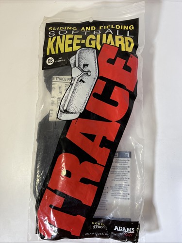 TRACE SLIDING AND FIELDING KNEE-GUARD Black Size XS Model 47001 Adams 14”