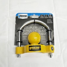 Reese Towpower Universal Coupler Lock Yellow Keys 1 7/8" 2in 2 5/16 Inch 72783