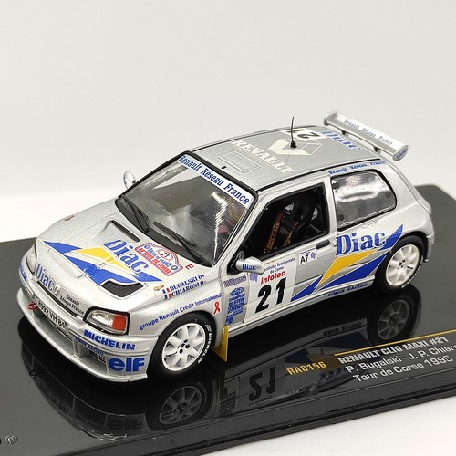 IXO 1:43 Renault Clio Maxi #21 1995 Alloy Car Model with Minor Flaws - Picture 3 of 21