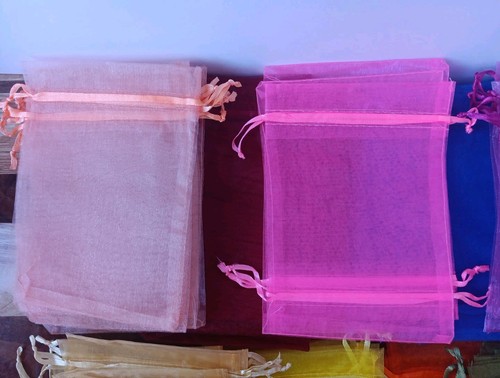 138Pc 5X7" Mesh Bag Organza Bag Mesh Bag Small Mesh Bag Drawstring Pouch VARIETY - Picture 2 of 9