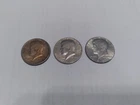 Lot Of 3 US Kennedy Half Dollar Coins (One Is Commemorative)