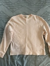 Womens Zara Crewneck Pink Sweatshirt Size Medium
